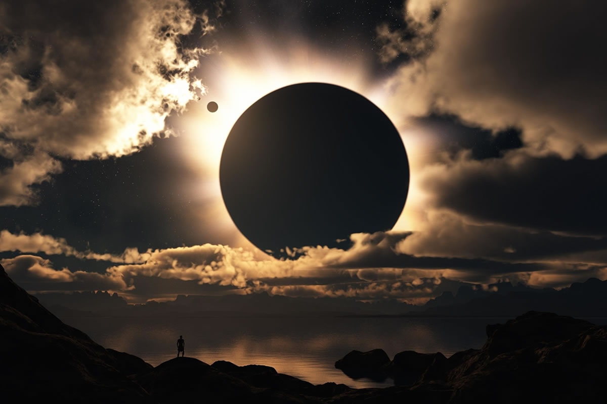 Meditação no Eclipse Solar da Lua Nova